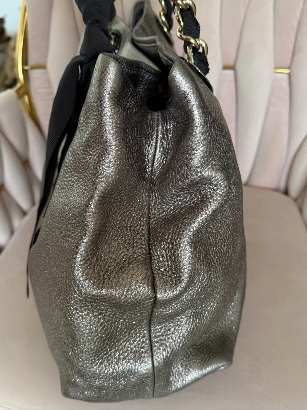 Kate Spade ♠️ Metallic Leather ⭐️THROWBACK⭐️ Shoulder Bag